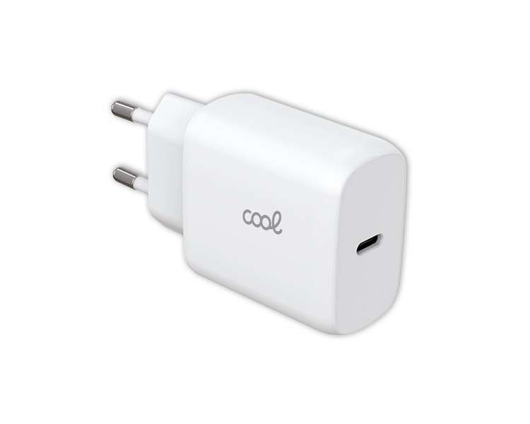 COOL CARGADOR RED  FAST ADAPT. (PD) TIPO-C (25W) BLANCO