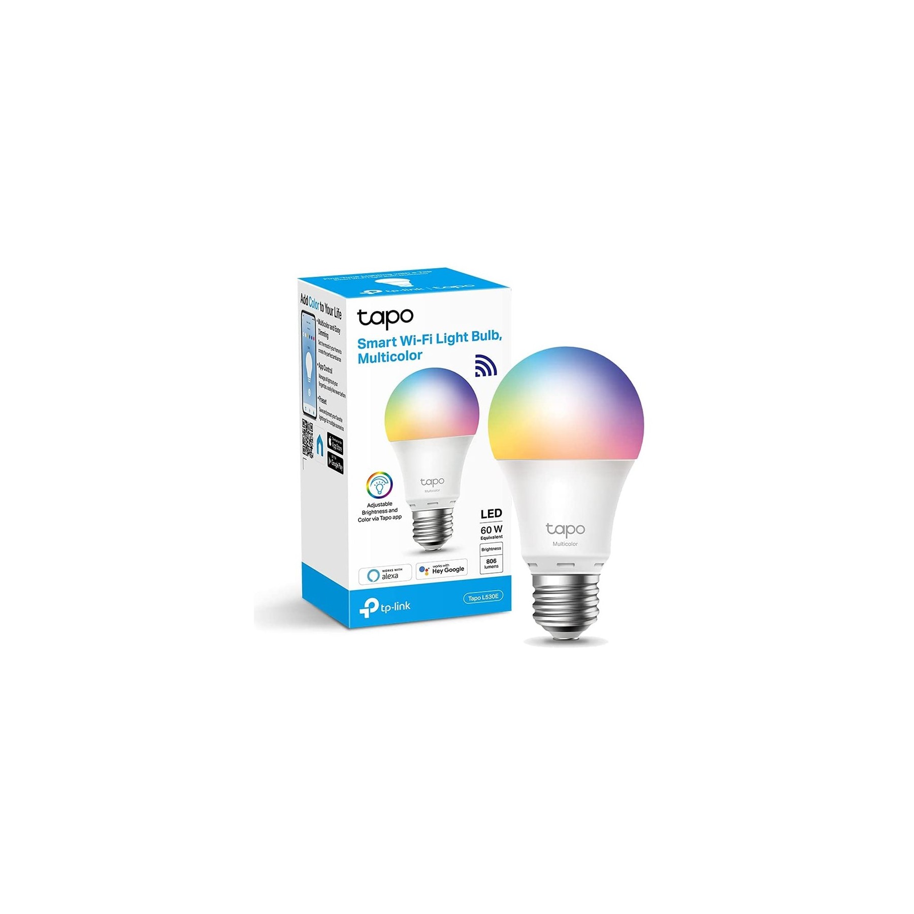 TP-LINK BOMBILLA INTELIGENTE REGULABLE WIFI TAPO L530