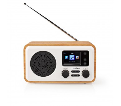 NEDIS RADIO| BLUETOOTH® | WI-FI | DAB+ | FM | INTERNET | 2.4 " | 7 W | DESPERTA.