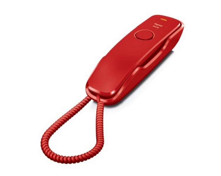 GIGASET TELEFONO FIJO COMPACTO DA210 ROJO