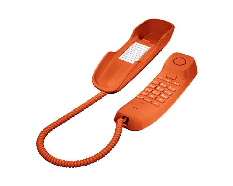GIGASET TELEFONO FIJO COMPACTO DA210 NARANJA
