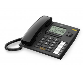 ALCATEL TELEFONO FIJO COMPACTO T76 NEGRO
