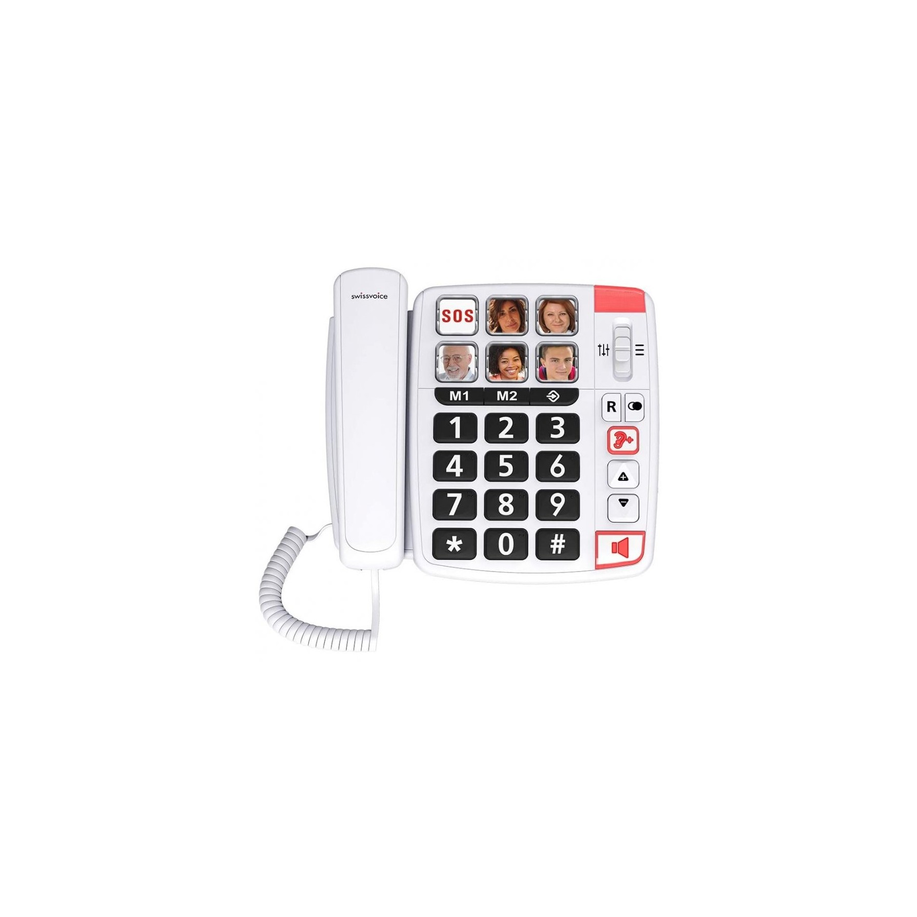 SWISSVOICE TELEFONO FIJO COMPACTO XTRA 1110 U BLANCO