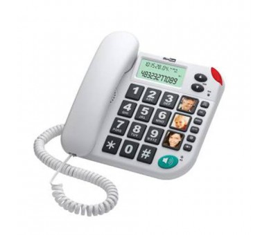 MAXCOM TELEFONO FIJO  KXT480  WHITE