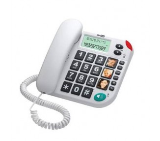 MAXCOM TELEFONO FIJO  KXT480  WHITE