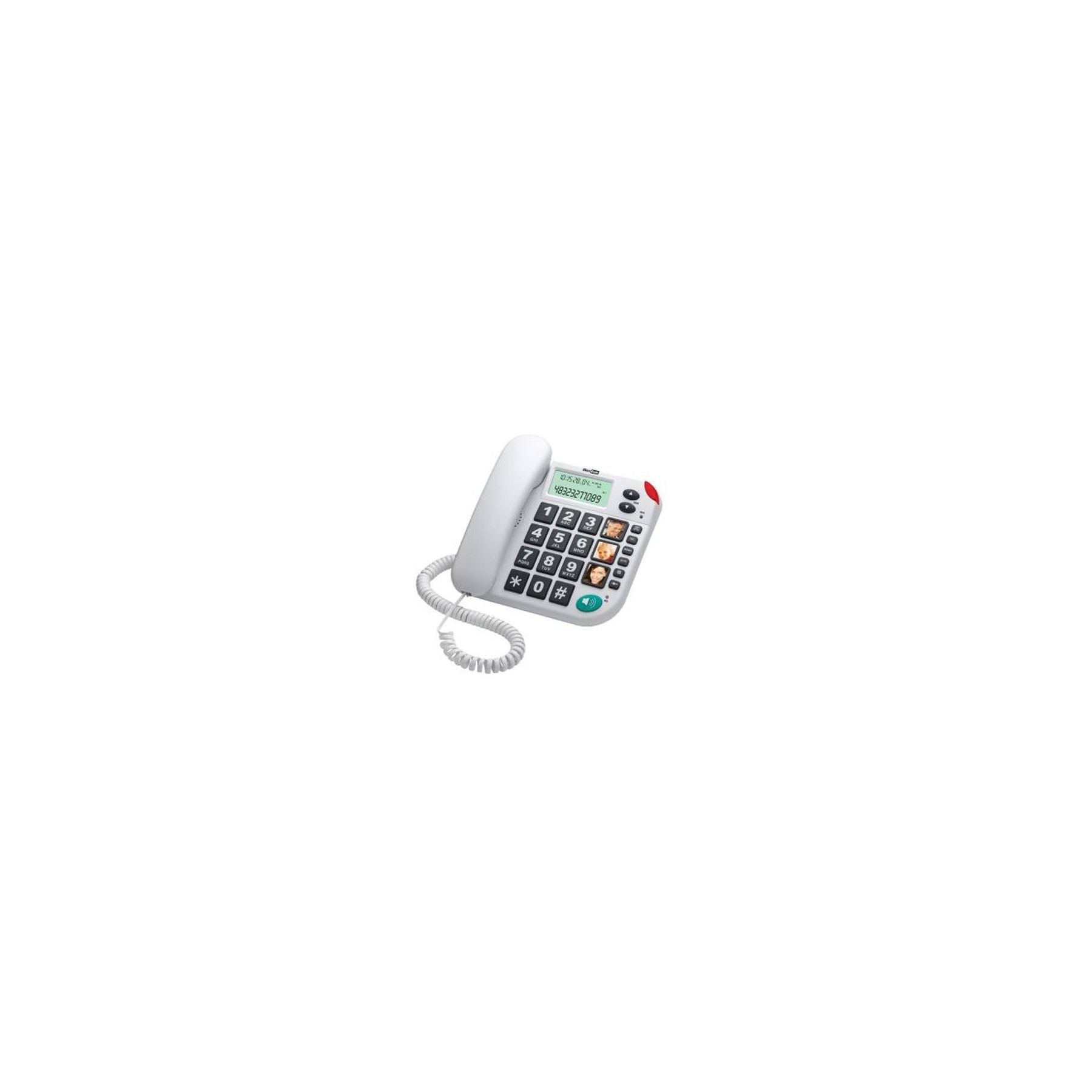 MAXCOM TELEFONO FIJO  KXT480  WHITE