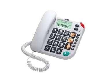 MAXCOM TELEFONO FIJO  KXT480  WHITE