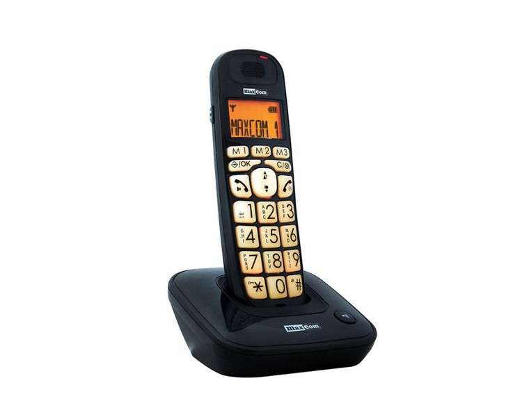 MAXCOM TELEFONO FIJO DEC MC6800  BLACK