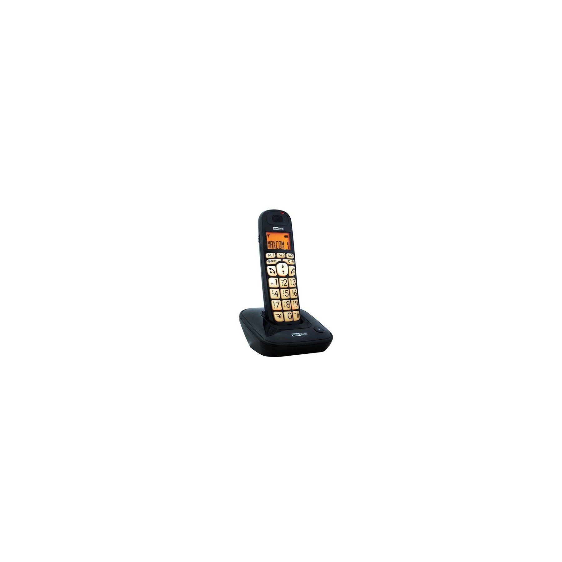 MAXCOM TELEFONO FIJO DEC MC6800  BLACK