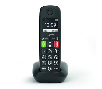 GIGASET TELEFONO DECT E290 TECLAS GRANDES BLACK