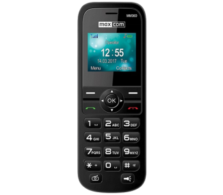 MAXCOM TELEFONO FIJO DEC MM35D 1,77" 2G SIM BLACK (NO RJ11)