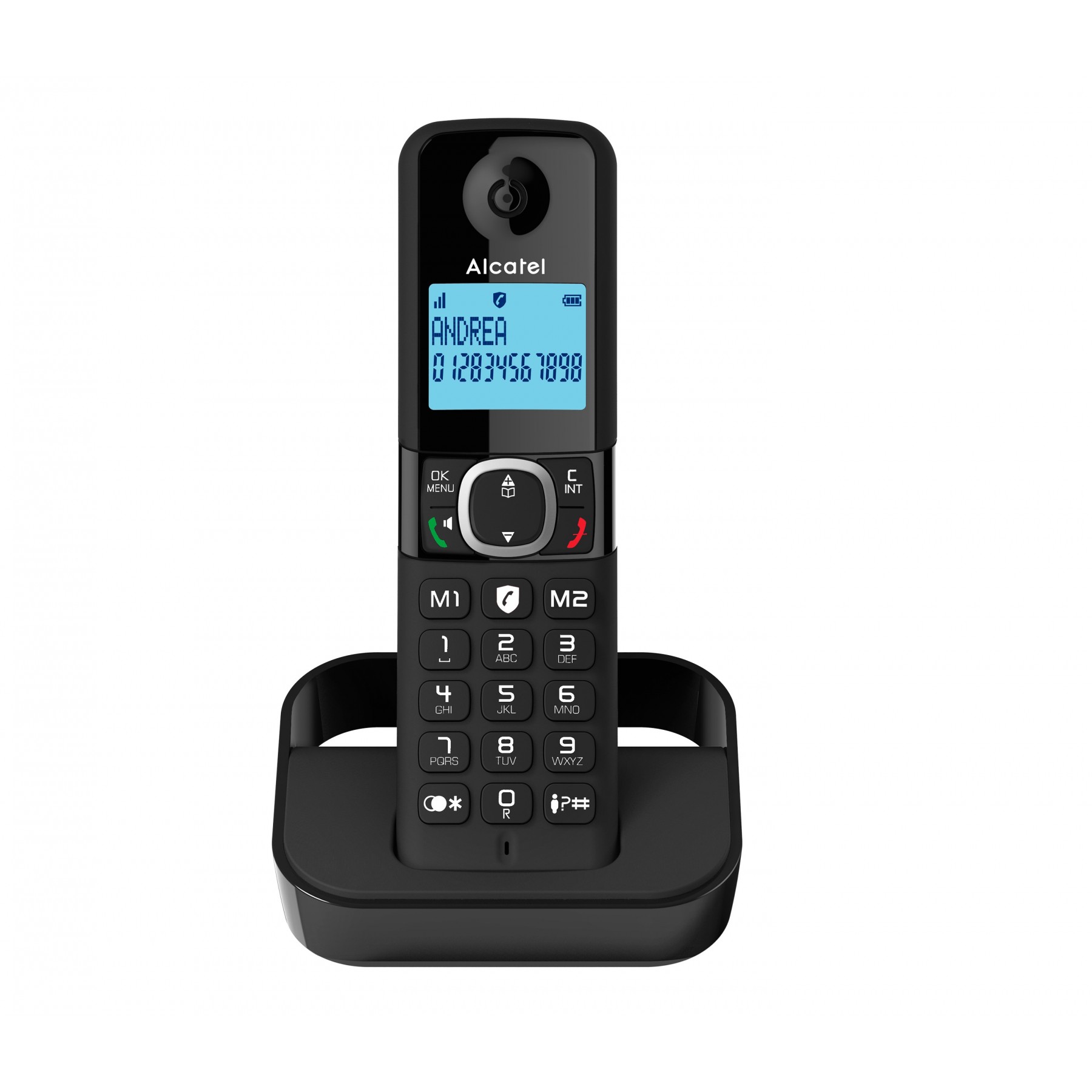 ALCATEL TELEFONO DEC F860  NEGRO