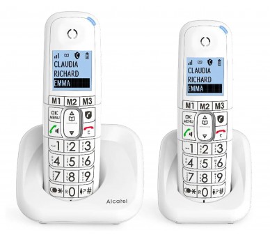 ALCATEL TELEFONO DEC XL785 DUO  WHITE