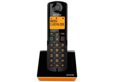 ALCATEL TELEFONO DEC S280  BLACK+ORANGE