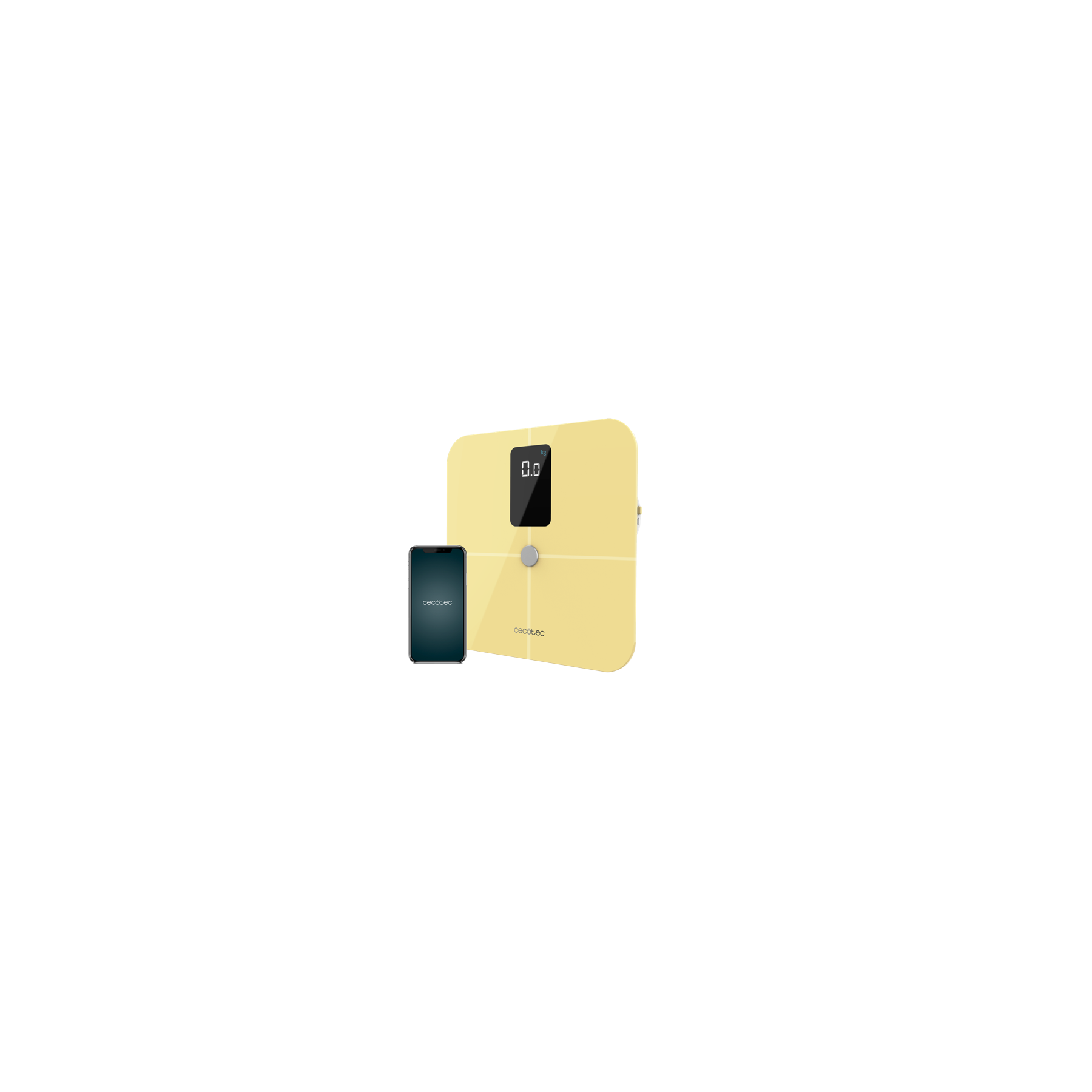 CECOTEC BASCULA DE BAÑO SURFACE PRECISION 10400 SMART HEALTHY VISION YELLOW 04263