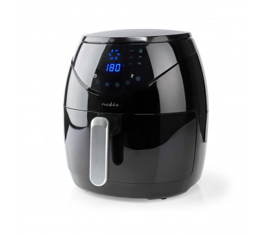 NEDIS FREIDORA DE AIRE CALIENTE | 6.5 L | MINUTERO: 60 MIN | DIGITAL | NEGRO