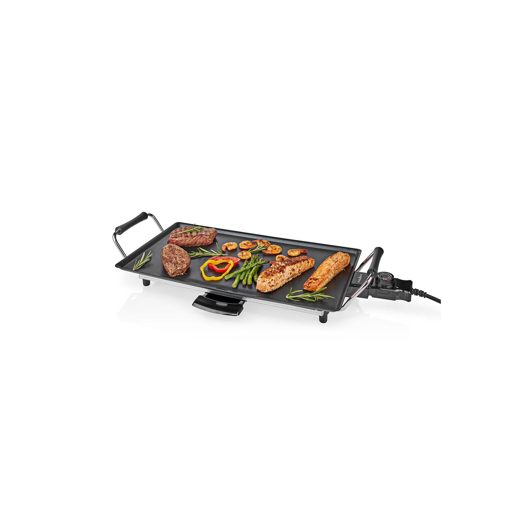 NEDIS GRILL TEPPANYAKI DE MESA | 5 CONFIGURACIONES DE CALOR