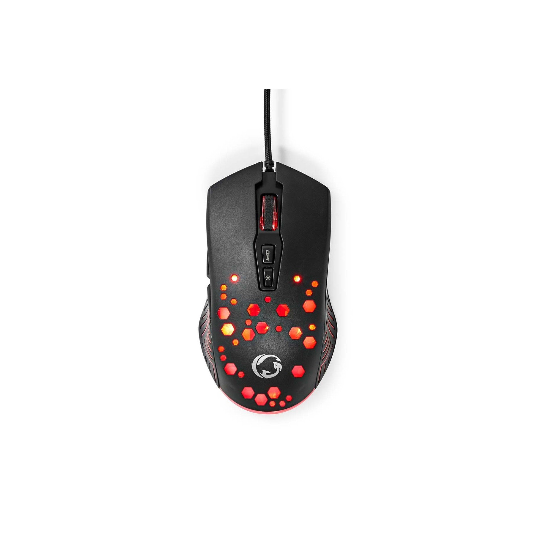 NEDIS RATON GAMING |CABLE1,5M| DPI AJUSTABLE |BOTONES: 7 PROGRAMABLES |DIESTRO R