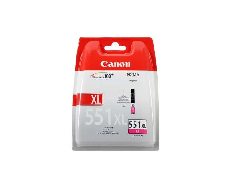 Canon Cartucho CLI 551M XL Magenta