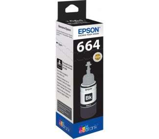 Epson Botella Tinta Ecotank T6641 Negro