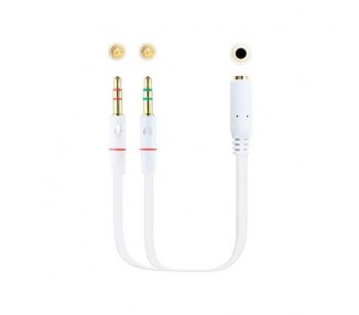 Cable audio 1xjack 35 a 2xjack 35 nanocable