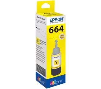 Epson Botella Tinta Ecotank T6641 Amarillo