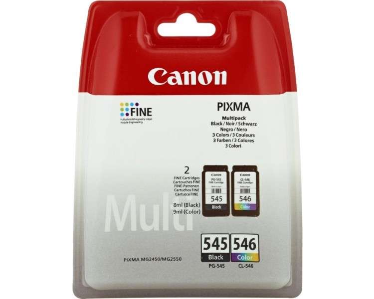 Canon Cartucho Multipack PG 545 CL546