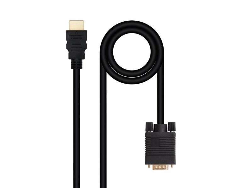 pul libEspecificacion b li liCable conversor HDMI a SVGA con conector HDMI macho en un extremo y conector D sub HDB15 macho li 