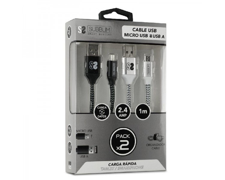 ph22X Premium Cable Micro USB 24A h28226 Preparados para cargar a alta velocidad hasta 5V 3Abr8226 Sincronizacion de datos con 
