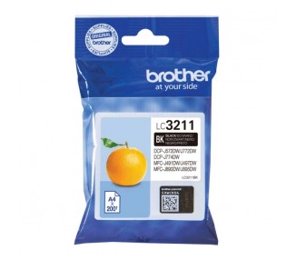 Brother Cartucho LC3211BK Negro Blister