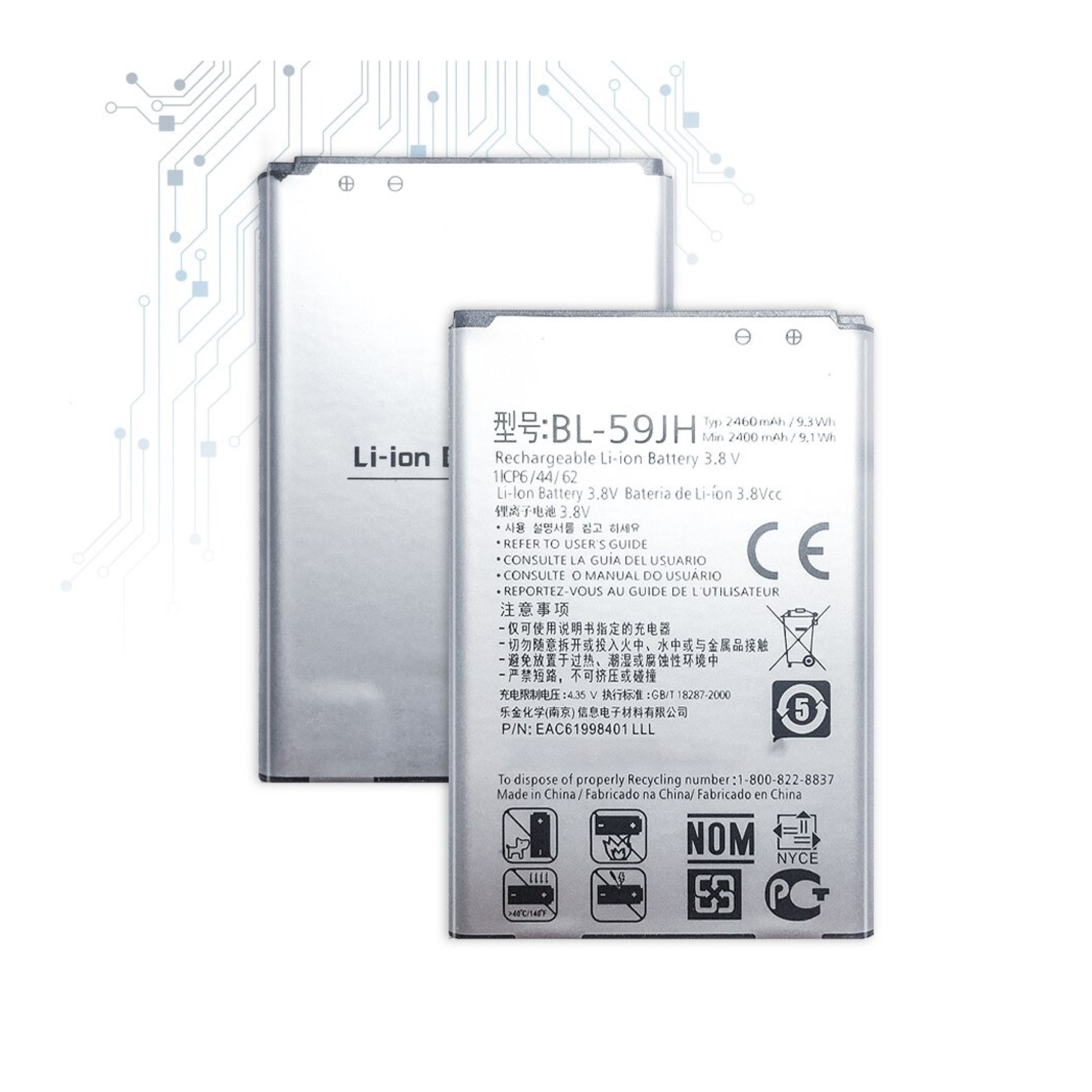 Bateria Bl-59Jh Original Para Lg Optimus L7 Ii P710 L 7 2 F6 D505