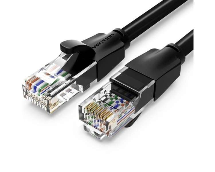 h2Cable RJ45 Vention IBEBS Cat6 UTP 25m negro h2pbr pppullibEspecificaciones b liliClase de cable liliUTP liliCategoria Etherne