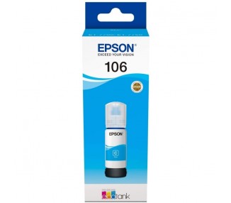 Epson Botella Tinta Ecotank 106 Cyan