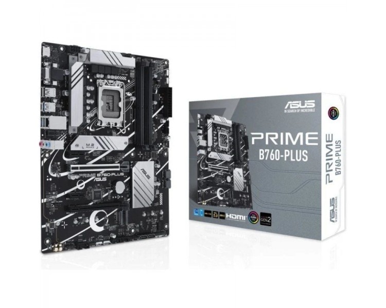 h2ASUS Prime B760 PLUS una placa base Intel B760 LGA 1700 ATX con PCIe 50 tres ranuras PCIe 40 M2 DDR5 Realtek 25Gb Ethernet Di