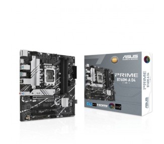 ph2Placa base Intel B760 LGA 1700 mATX PCIe 40 dos puertos M2 Realtek 25Gb Ethernet DisplayPort Dual HDMI SATA 6 Gbps USB 32 de