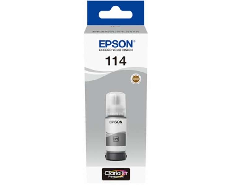 Epson Botella Tinta Ecotank 114 Gris