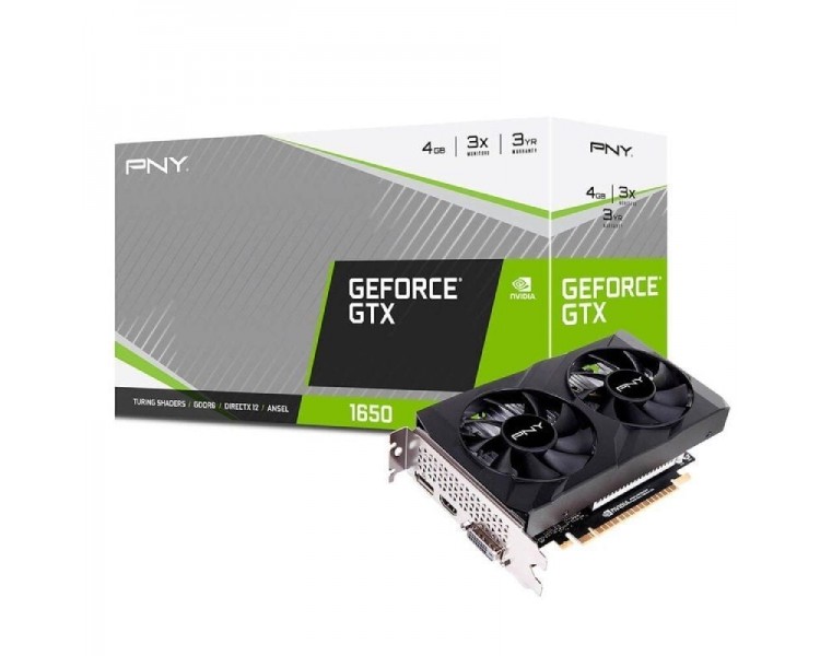 ph2PNY GeForce GTX8482 1650 4GB VERTO8482 GDDR6 con doble ventilador h2La GeForce GTX 1650 esta disenada con el rendimiento gra