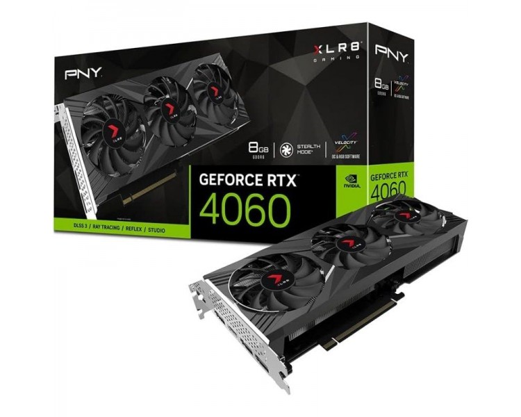 h2PNY GeForce RTX8482 4060 8GB XLR8 Gaming VERTO8482 EPIC X RGB Triple Fan DLSS 3 h2p ppLas GPU NVIDIA GeForce RTX8482 serie 40