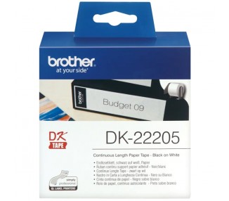 Brother Cinta DK22205 Papel Termico continuo 62mm