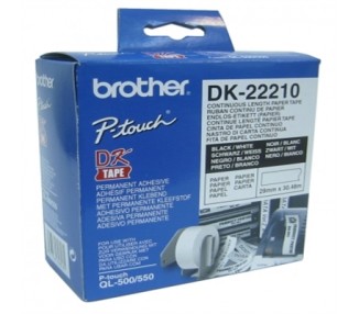 Brother Cinta DK22210 Papel Termico continuo 29mm