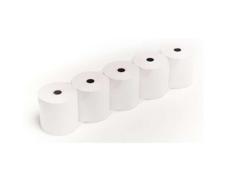 iggual Pack 5 rollos papel termico sin BPA 80X80mm
