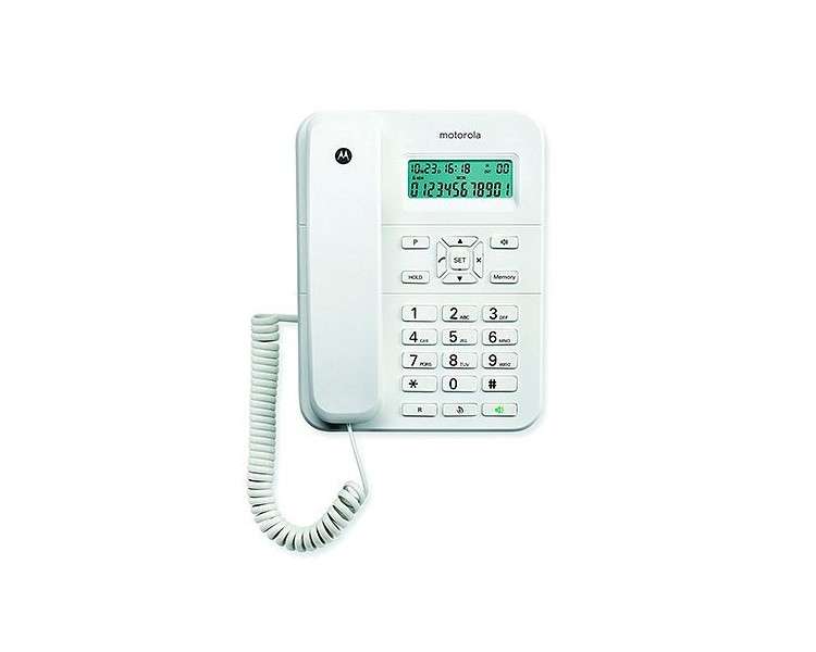 Telefono motorola ct202 blanco con display