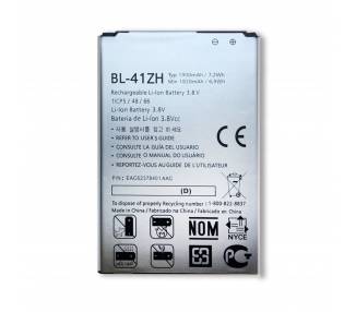 Batterie d'origine BL-41ZH pour LG L Fino D290 D290N L50 D213 Leon H340N  - 2
