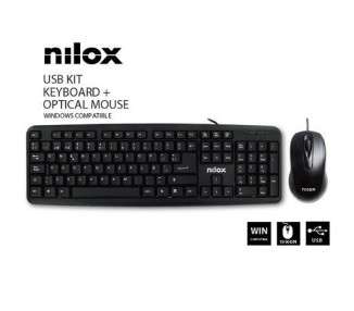 Kit teclado mouse raton nilox