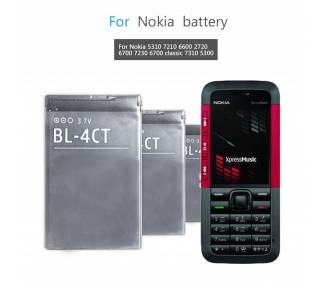 Batería para Nokia 7230 6700 5310 X3, MPN Original:Bl4Ct Bl-4Ct