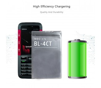Batería para Nokia 7230 6700 5310 X3, MPN Original:Bl4Ct Bl-4Ct