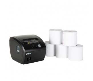 iggual Kit impresora termica TP7001 5 rollos