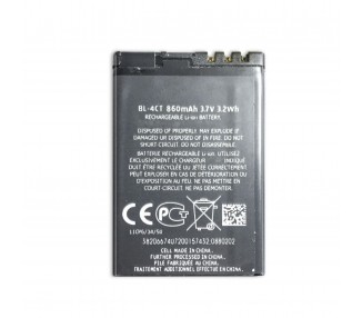 Batería para Nokia 7230 6700 5310 X3, MPN Original:Bl4Ct Bl-4Ct