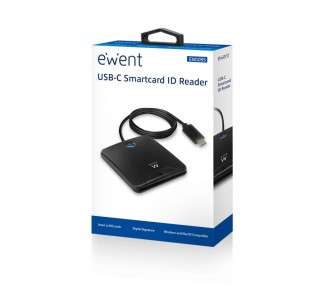 EWENT EW1055 Lector Tarjetas USB C DNI electronic