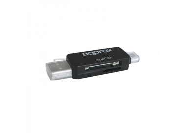 approx APPC33 Adaptador microSD SD MMC a USB micro